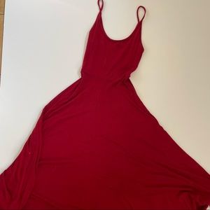 Reformation cherry red Rou dress
